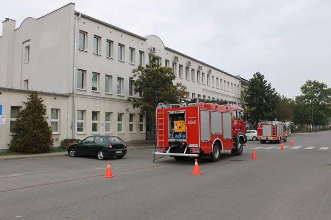 Pożar w Urzędzie Skarbowym - zdjęcia
