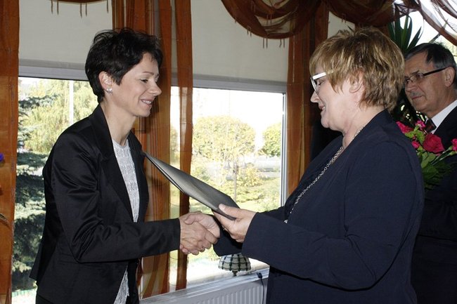 Docenieni przez burmistrza - zdjęcia