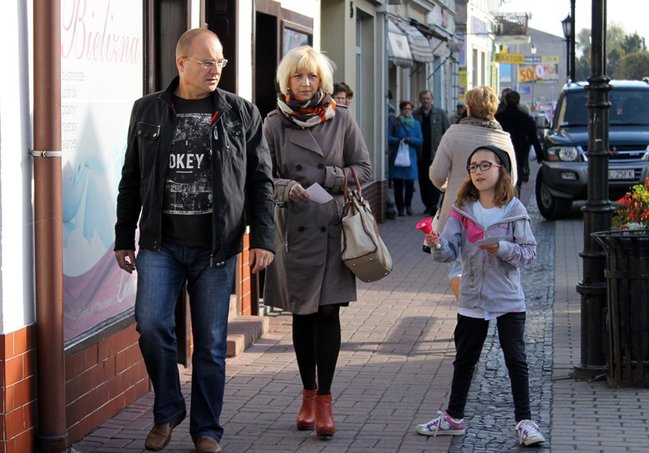 Uczniowie wyszli na ulicę - zdjęcia