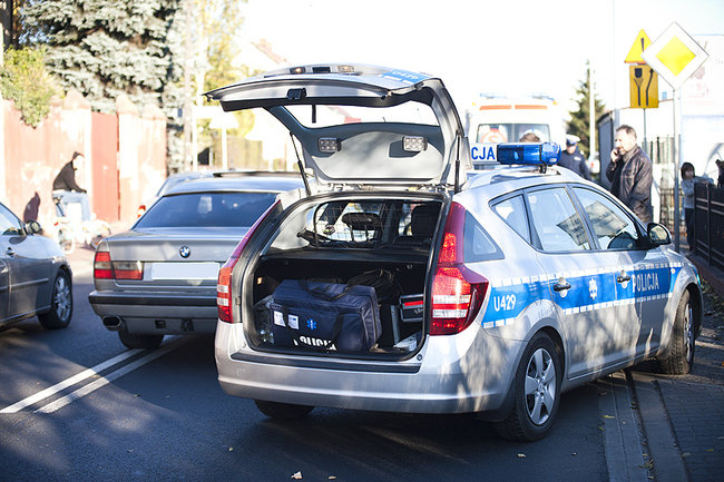 Najechał na tył osobówki - zdjęcia