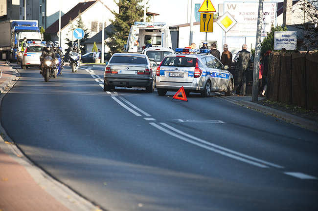 Najechał na tył osobówki - zdjęcia