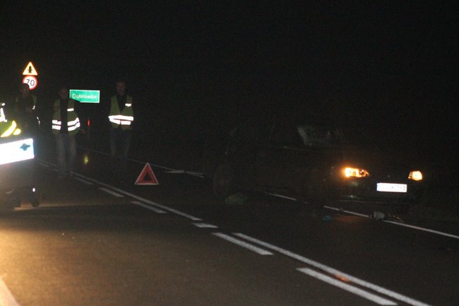 Śmiertelny wypadek w Dąbrówce - zdjęcia