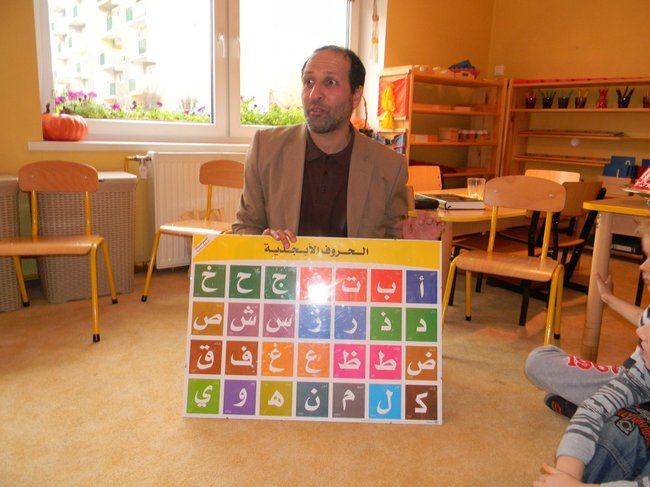 Arabowie w przedszkolu - zdjęcia