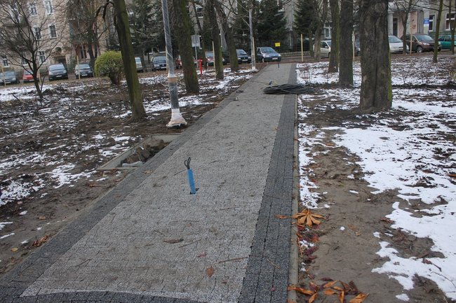 Planty bez fontanny - zdjęcia