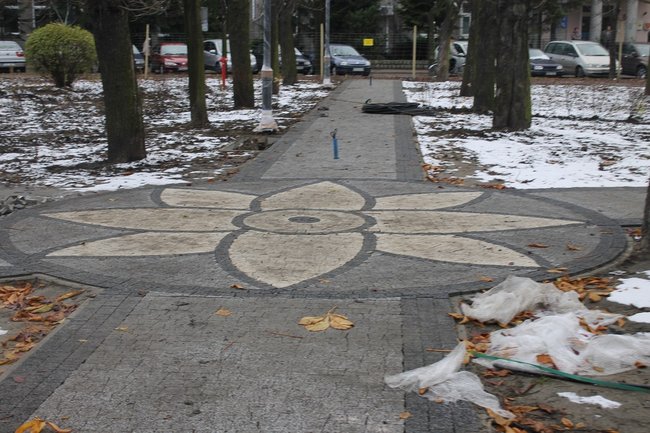 Planty bez fontanny - zdjęcia