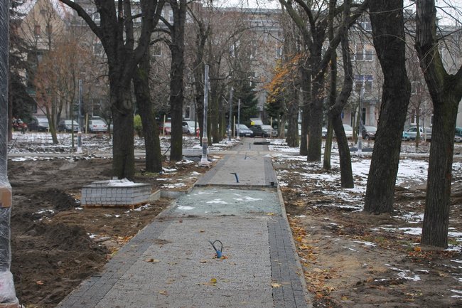 Planty bez fontanny - zdjęcia