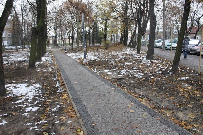 Planty bez fontanny - zdjęcia