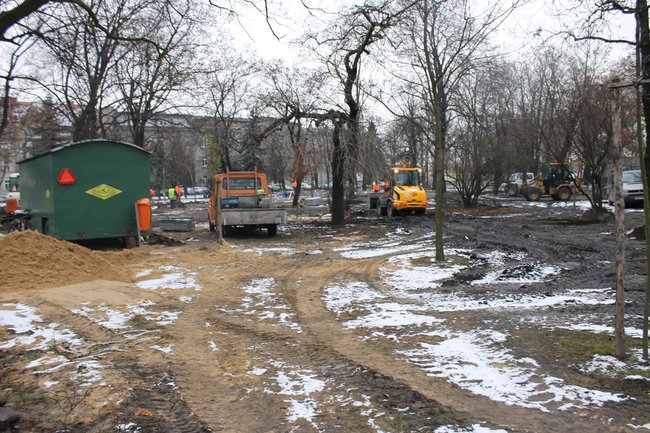 Planty bez fontanny - zdjęcia