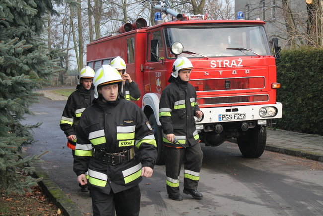 Pożar w Domu Pomocy Społecznej - zdjęcia