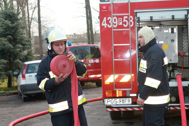 Pożar w Domu Pomocy Społecznej - zdjęcia