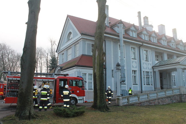 Pożar w Domu Pomocy Społecznej - zdjęcia