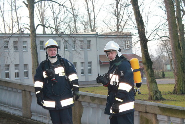 Pożar w Domu Pomocy Społecznej - zdjęcia