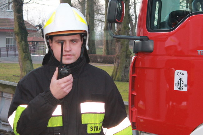 Pożar w Domu Pomocy Społecznej - zdjęcia