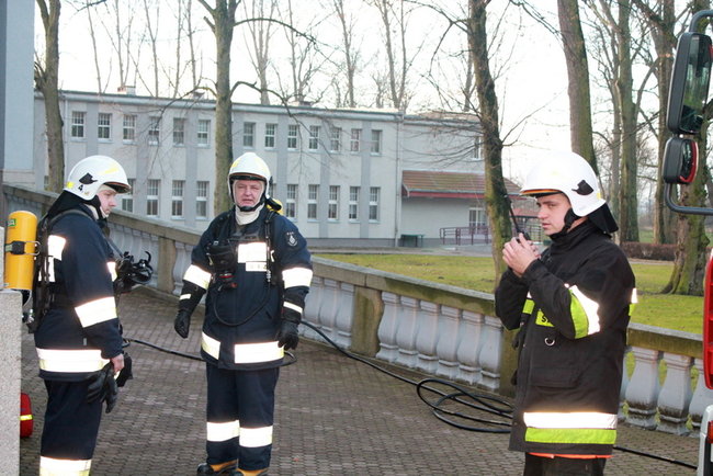 Pożar w Domu Pomocy Społecznej - zdjęcia