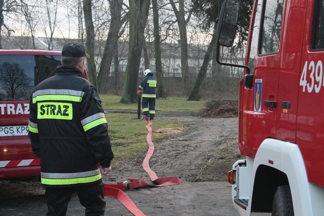 Pożar w Domu Pomocy Społecznej - zdjęcia