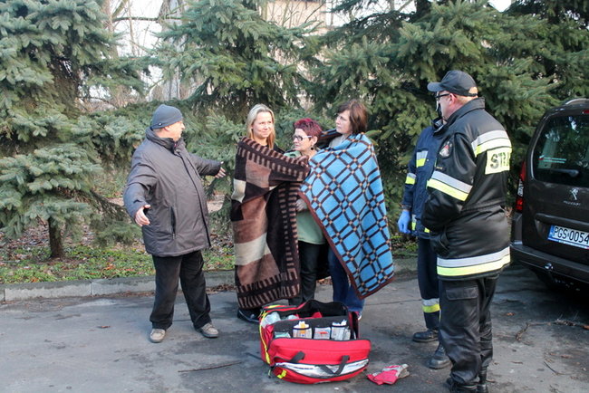 Pożar w Domu Pomocy Społecznej - zdjęcia