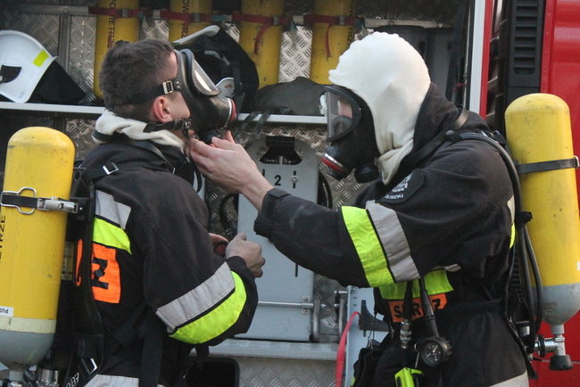 Pożar w Domu Pomocy Społecznej - zdjęcia