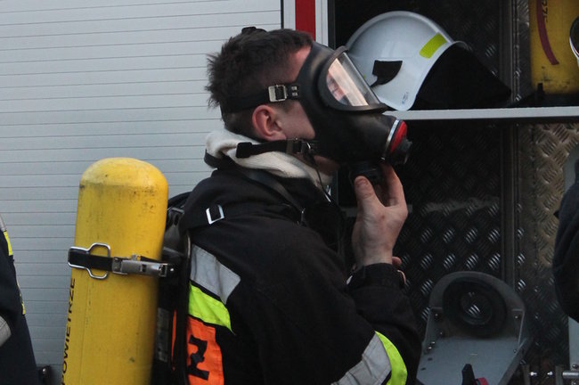 Pożar w Domu Pomocy Społecznej - zdjęcia