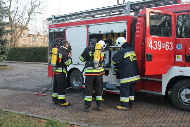 Pożar w Domu Pomocy Społecznej - zdjęcia