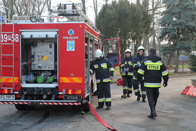 Pożar w Domu Pomocy Społecznej - zdjęcia
