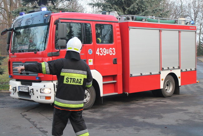 Pożar w Domu Pomocy Społecznej - zdjęcia
