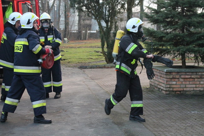 Pożar w Domu Pomocy Społecznej - zdjęcia