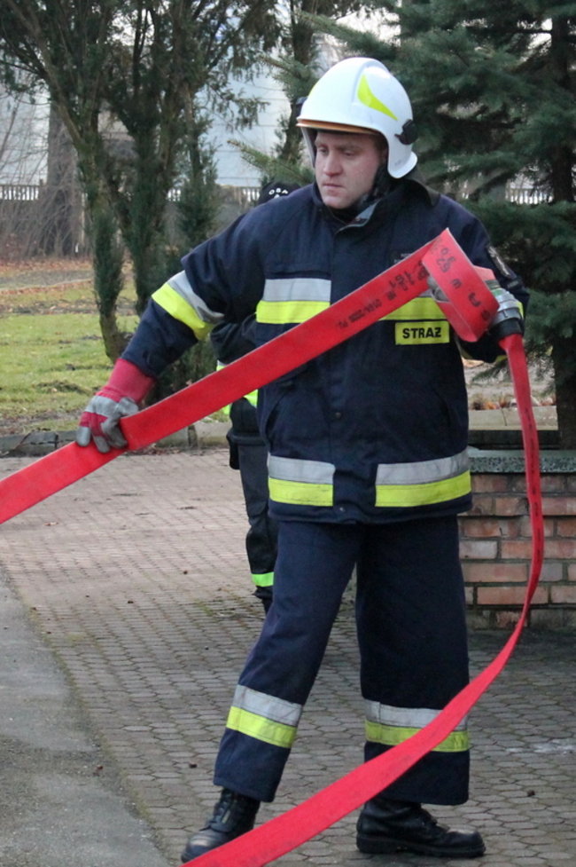 Pożar w Domu Pomocy Społecznej - zdjęcia