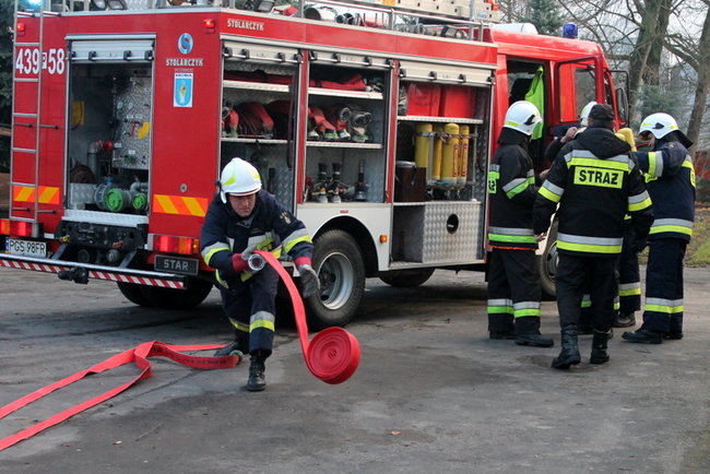 Pożar w Domu Pomocy Społecznej - zdjęcia