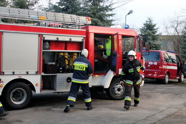 Pożar w Domu Pomocy Społecznej - zdjęcia