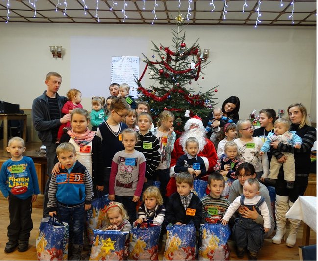 Paczki wypchane słodyczami - zdjęcia