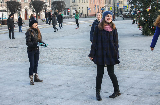 Z rynku zrobili boisko - zdjęcia