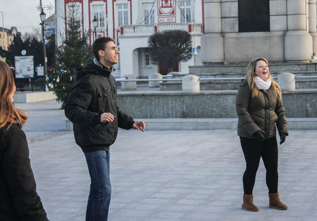 Z rynku zrobili boisko - zdjęcia