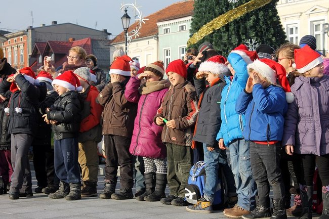 Gwarno i świątecznie na rynku - zdjęcia