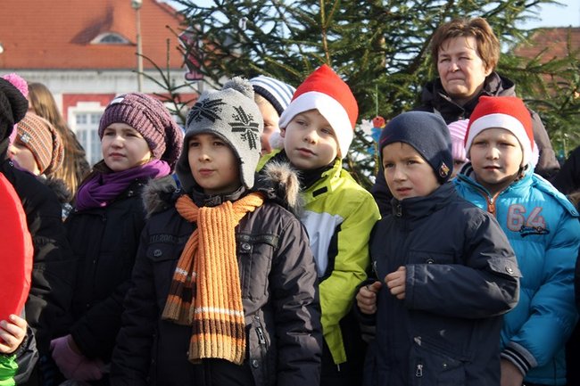 Gwarno i świątecznie na rynku - zdjęcia