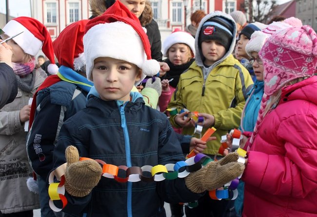 Gwarno i świątecznie na rynku - zdjęcia