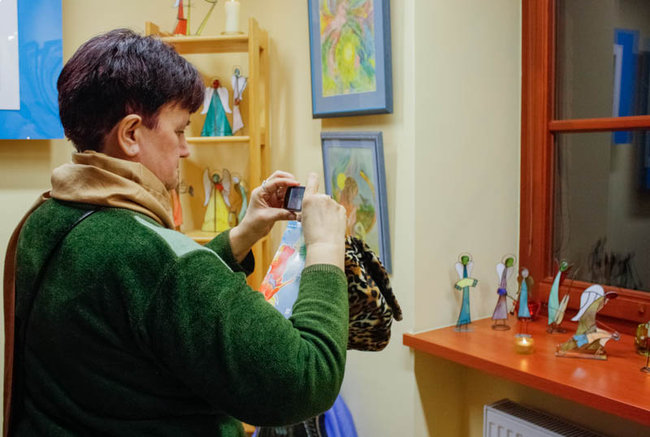 Anioły wibrujące kolorami - zdjęcia