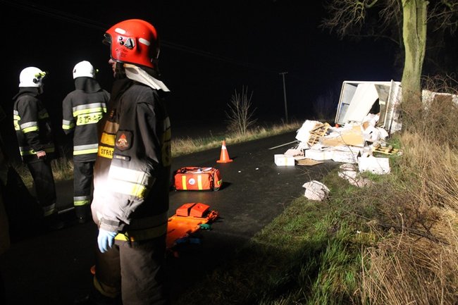 Mięso wypadło na drogę - zdjęcia