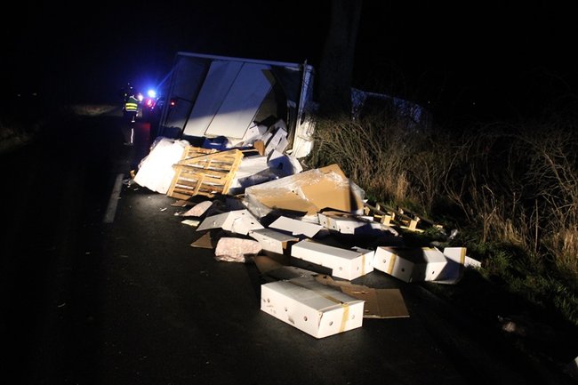 Mięso wypadło na drogę - zdjęcia