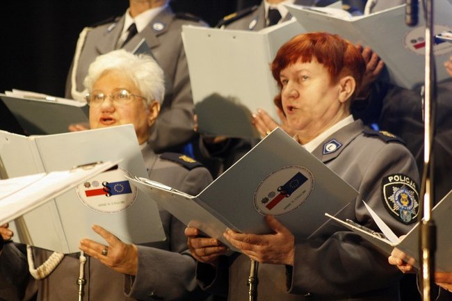 Rozśpiewani policjanci - zdjęcia