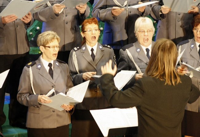 Rozśpiewani policjanci - zdjęcia