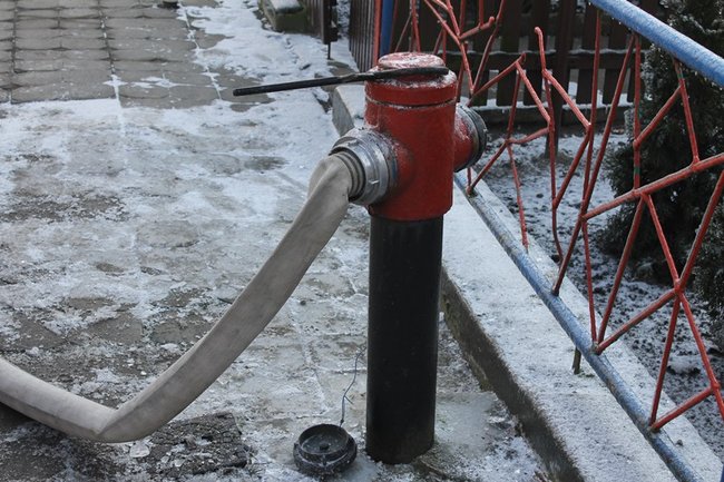 Pożar domu w Bodzewie - zdjęcia