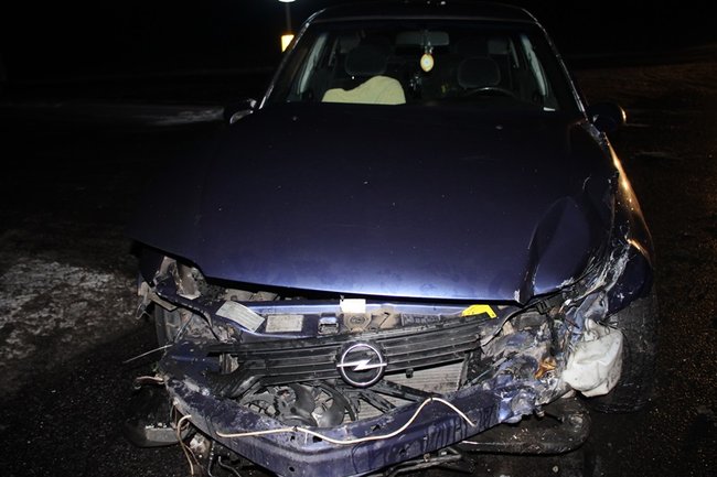 Nie wyhamował na skrzyżowaniu - zdjęcia