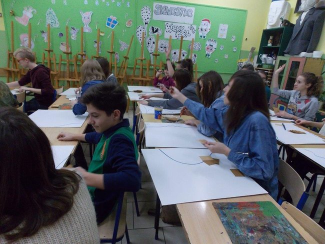 Noc w szkolnych murach - zdjęcia