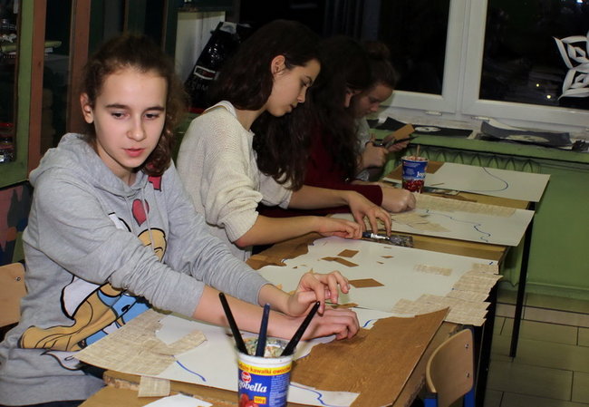 Noc w szkolnych murach - zdjęcia