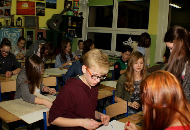 Noc w szkolnych murach - zdjęcia