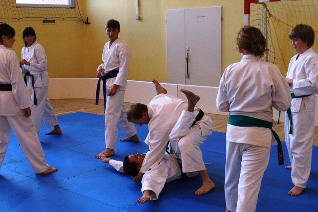 Przyjaźń, sport, karate - zdjęcia