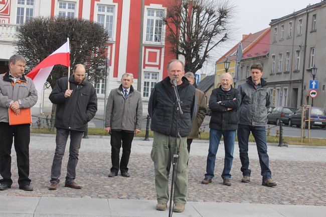 Rolnicy protestowali na rynku - zdjęcia