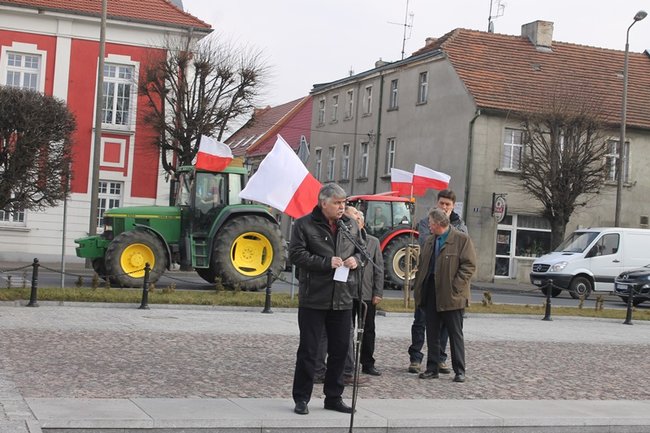 Rolnicy protestowali na rynku - zdjęcia