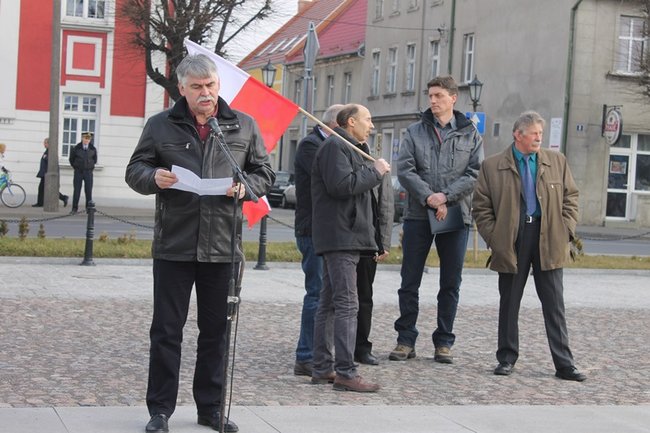 Rolnicy protestowali na rynku - zdjęcia