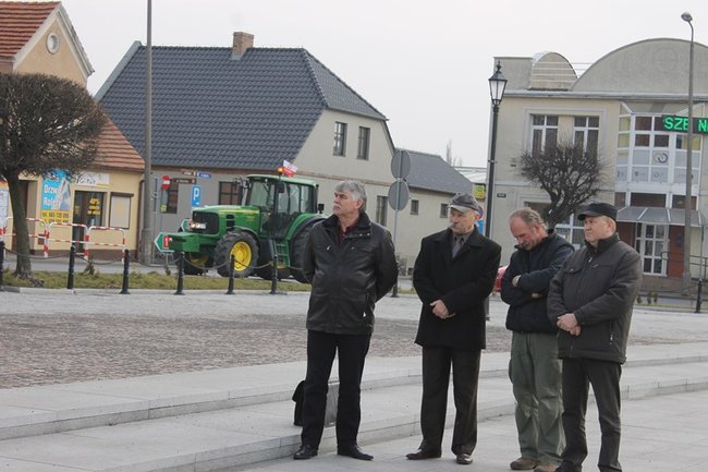 Rolnicy protestowali na rynku - zdjęcia